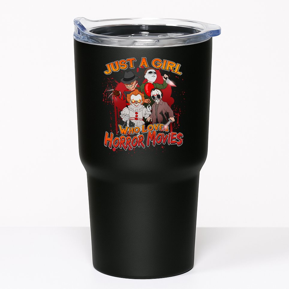 Just A Girl Who Loves Horror Movies Tumbler