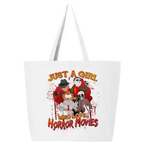 Just A Girl Who Loves Horror Movies 25L Jumbo Tote