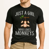 Just A Girl Who Loves Monkeys Cooling Performance Crew T-Shirt