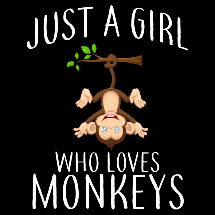 Just A Girl Who Loves Monkeys Cooling Performance Crew T-Shirt