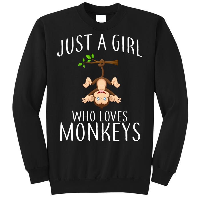 Just A Girl Who Loves Monkeys Sweatshirt