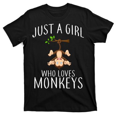 Just A Girl Who Loves Monkeys T-Shirt