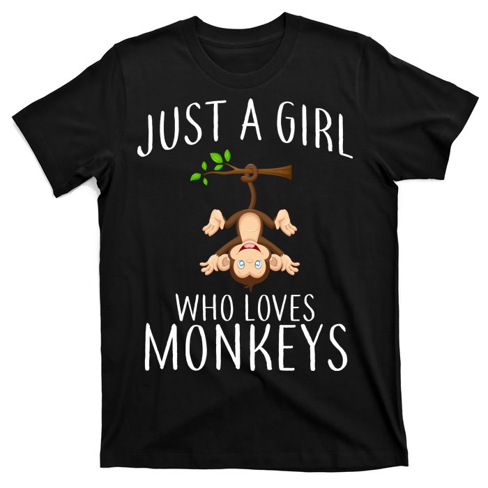 Just A Girl Who Loves Monkeys T-Shirt