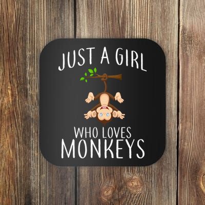 Just A Girl Who Loves Monkeys Coaster