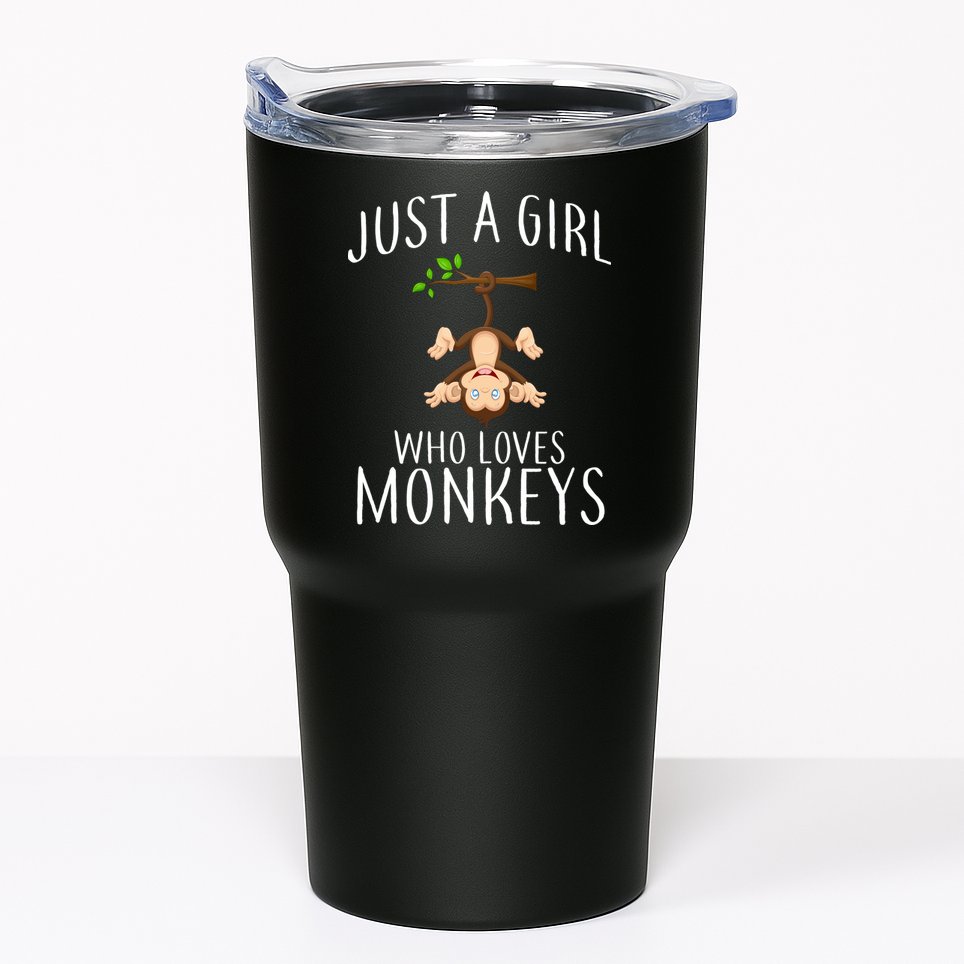 Just A Girl Who Loves Monkeys Tumbler
