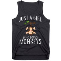 Just A Girl Who Loves Monkeys Tank Top