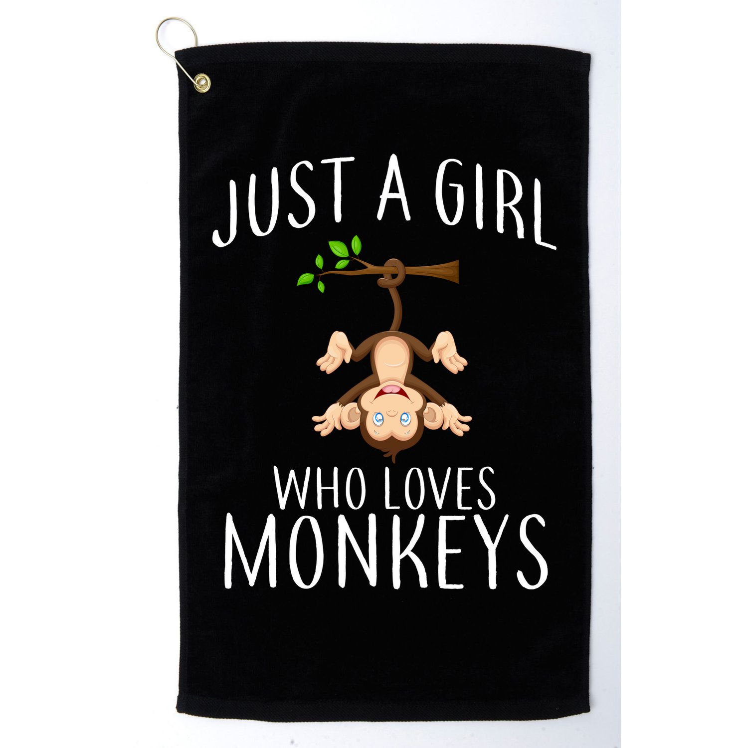 Just A Girl Who Loves Monkeys Golf Towel