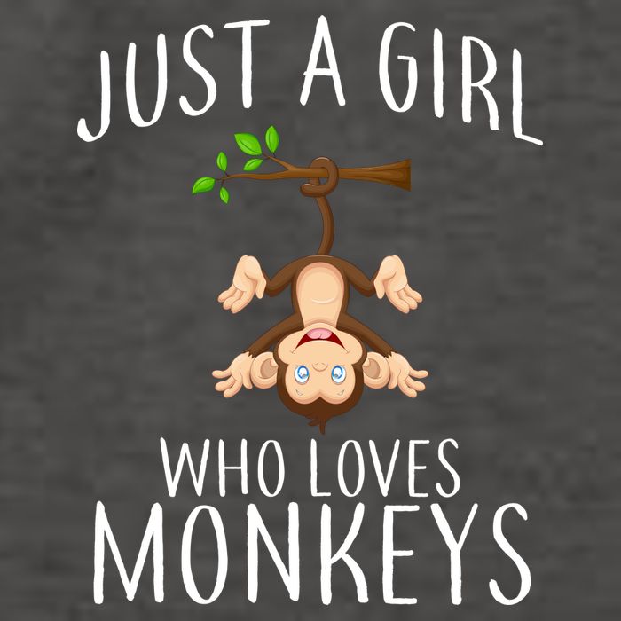 Just A Girl Who Loves Monkeys Vector Backpack