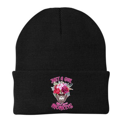 Just A Girl Who Loves Monkeys Cute Beanie
