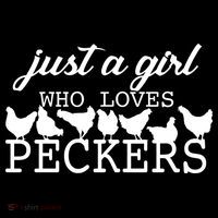 Just A Girl Who Loves Peckers Impact Tech Backpack