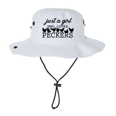 Just A Girl Who Loves Peckers Legacy Cool Fit Booney Bucket Hat