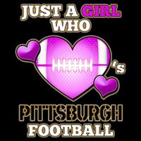 Just A Girl Who Loves Pittsburg Football Zip Tote Bag
