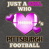 Just A Girl Who Loves Pittsburg Football Vector Backpack