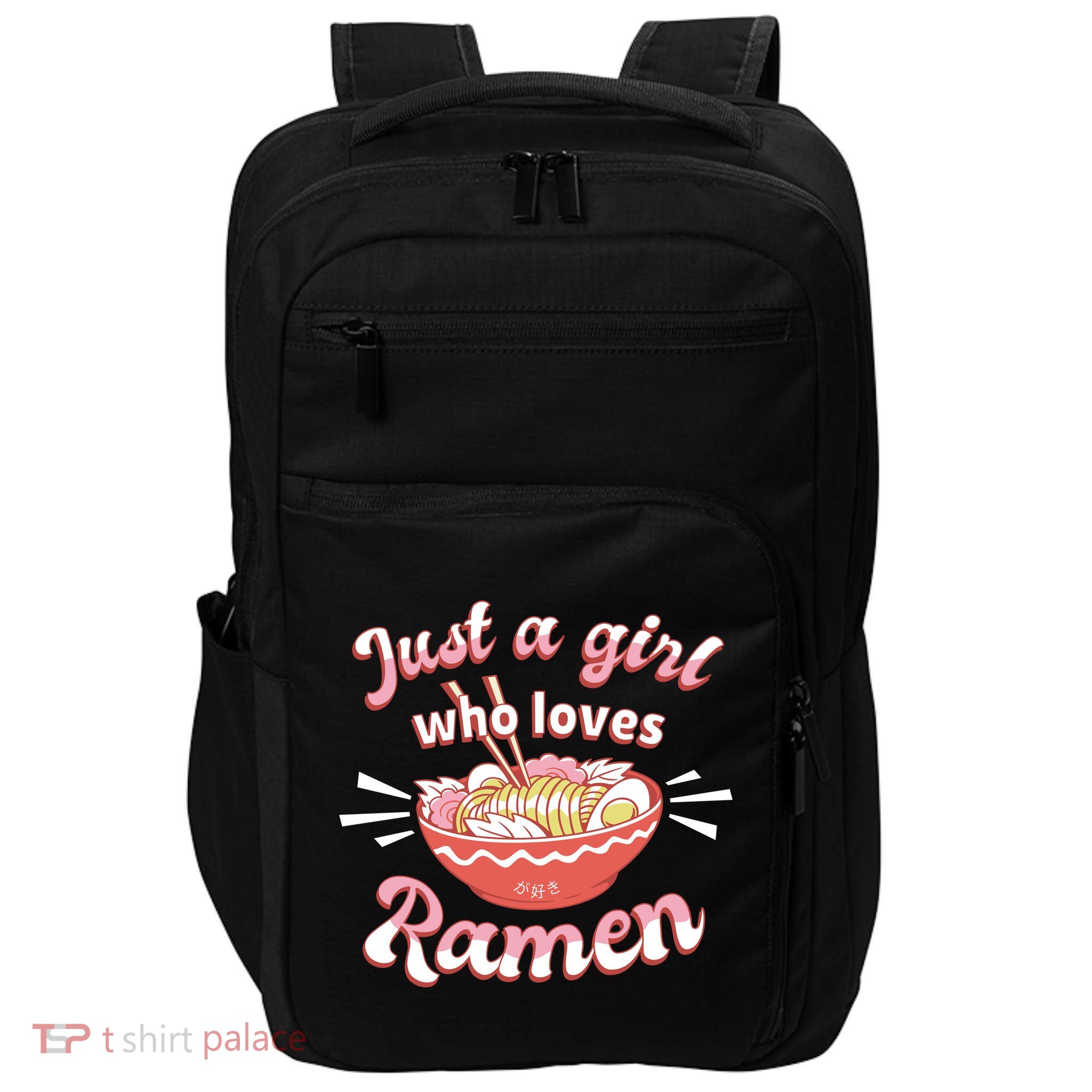 Just A Girl Who Loves Ramen Impact Tech Backpack