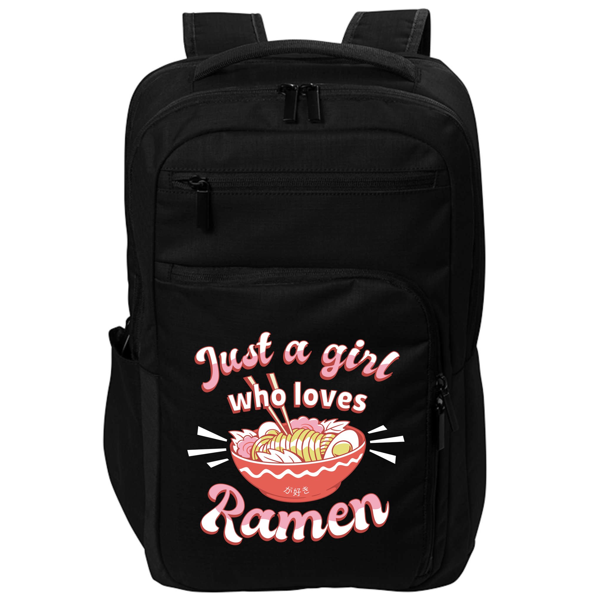 Just A Girl Who Loves Ramen Impact Tech Backpack