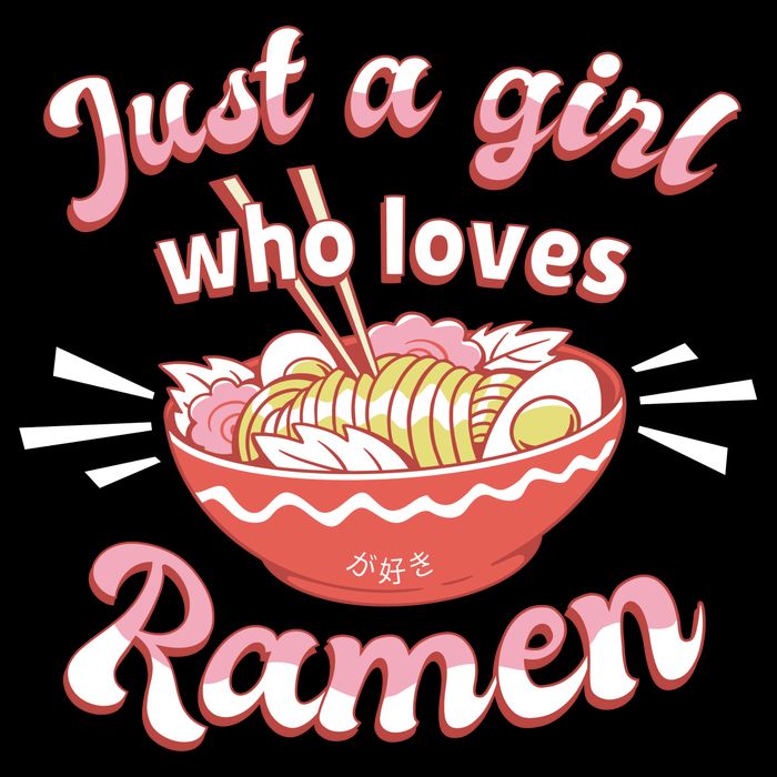 Just A Girl Who Loves Ramen Wool Snapback Cap