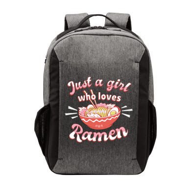 Just A Girl Who Loves Ramen Vector Backpack