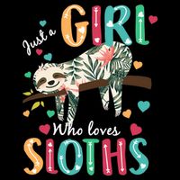 Just A Girl Who Loves Sloths Cooling Performance Crew T-Shirt