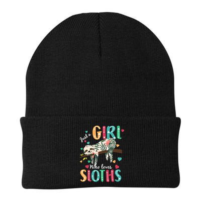 Just A Girl Who Loves Sloths Beanie