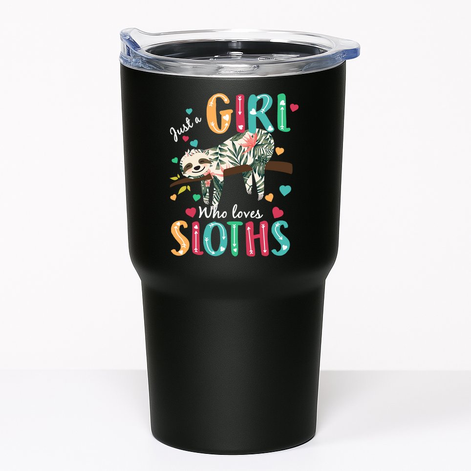 Just A Girl Who Loves Sloths Tumbler