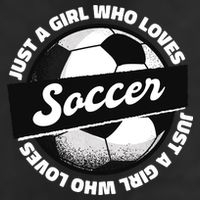 Just A Girl Who Loves Soccer 7 Panel Mesh Trucker Snapback Hat