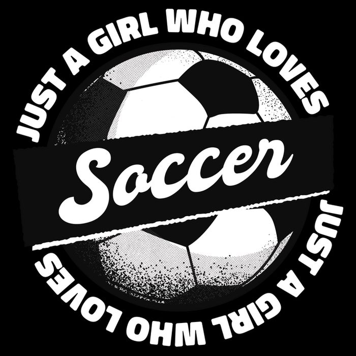 Just A Girl Who Loves Soccer Drawstring Bag