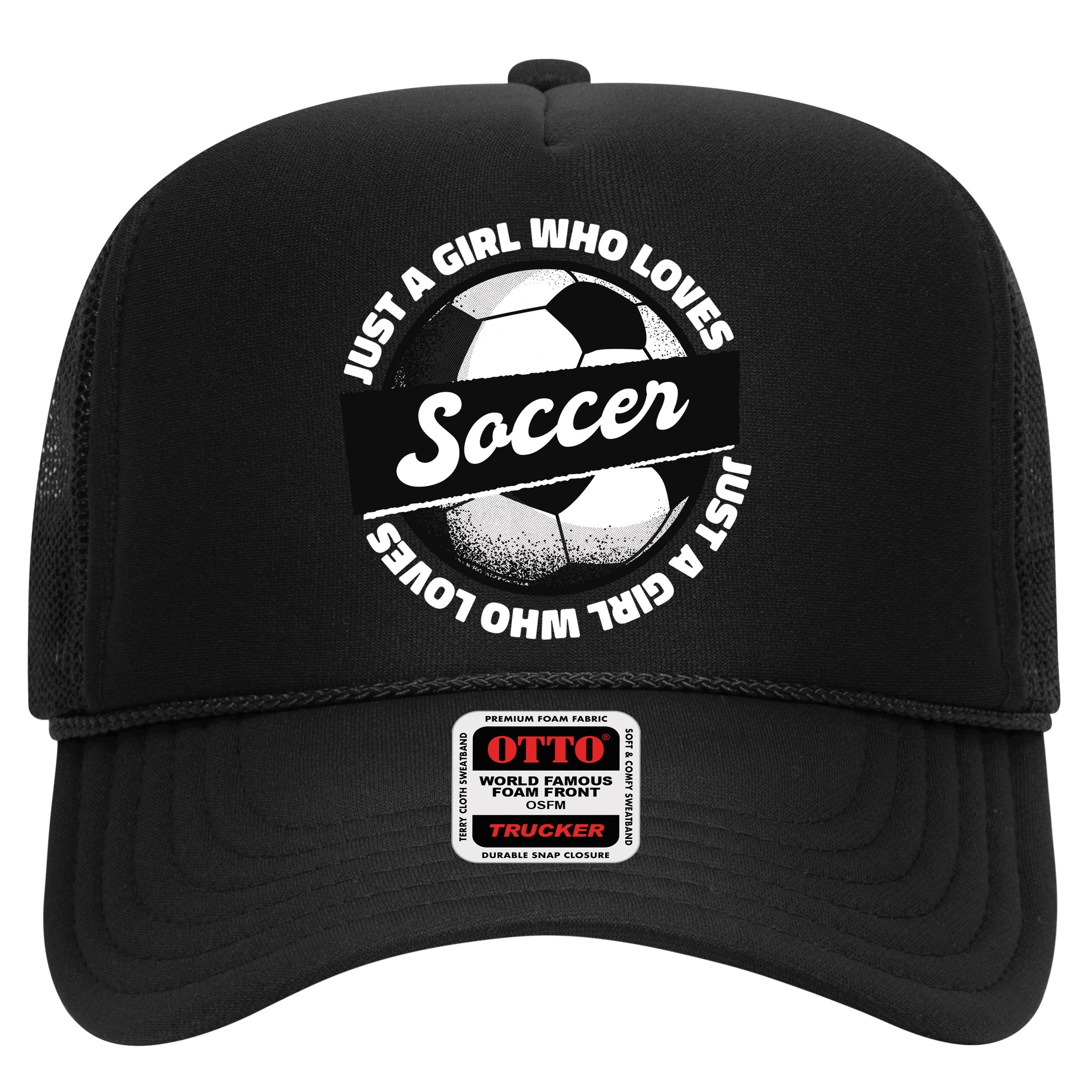 Just A Girl Who Loves Soccer Hat