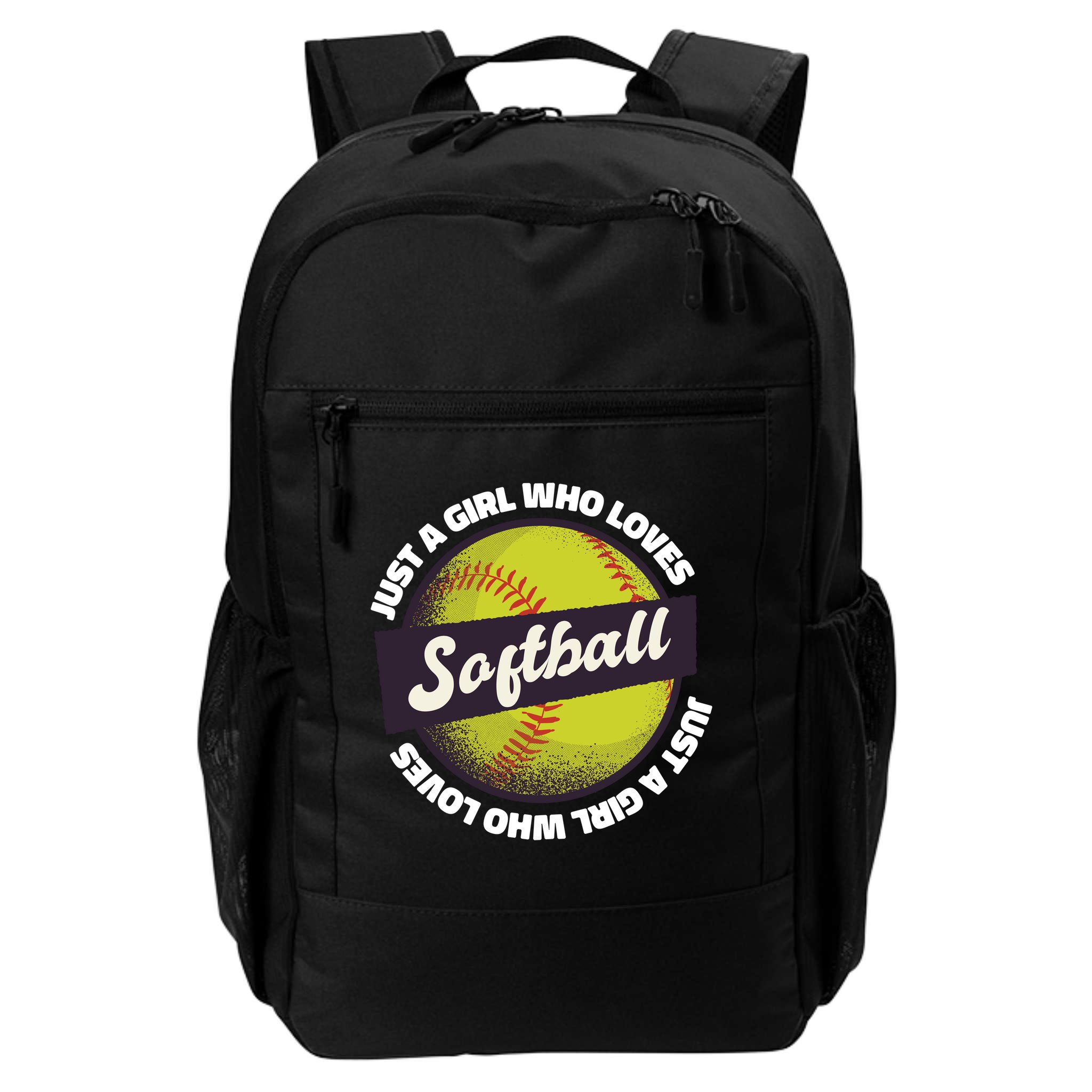 Just A Girl Who Loves Softball Backpack