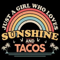 Just A Girl Who Loves Sunshine And Tacos Impact Tech Backpack