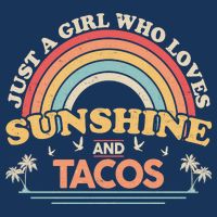 Just A Girl Who Loves Sunshine And Tacos Women's V-Neck T-Shirt