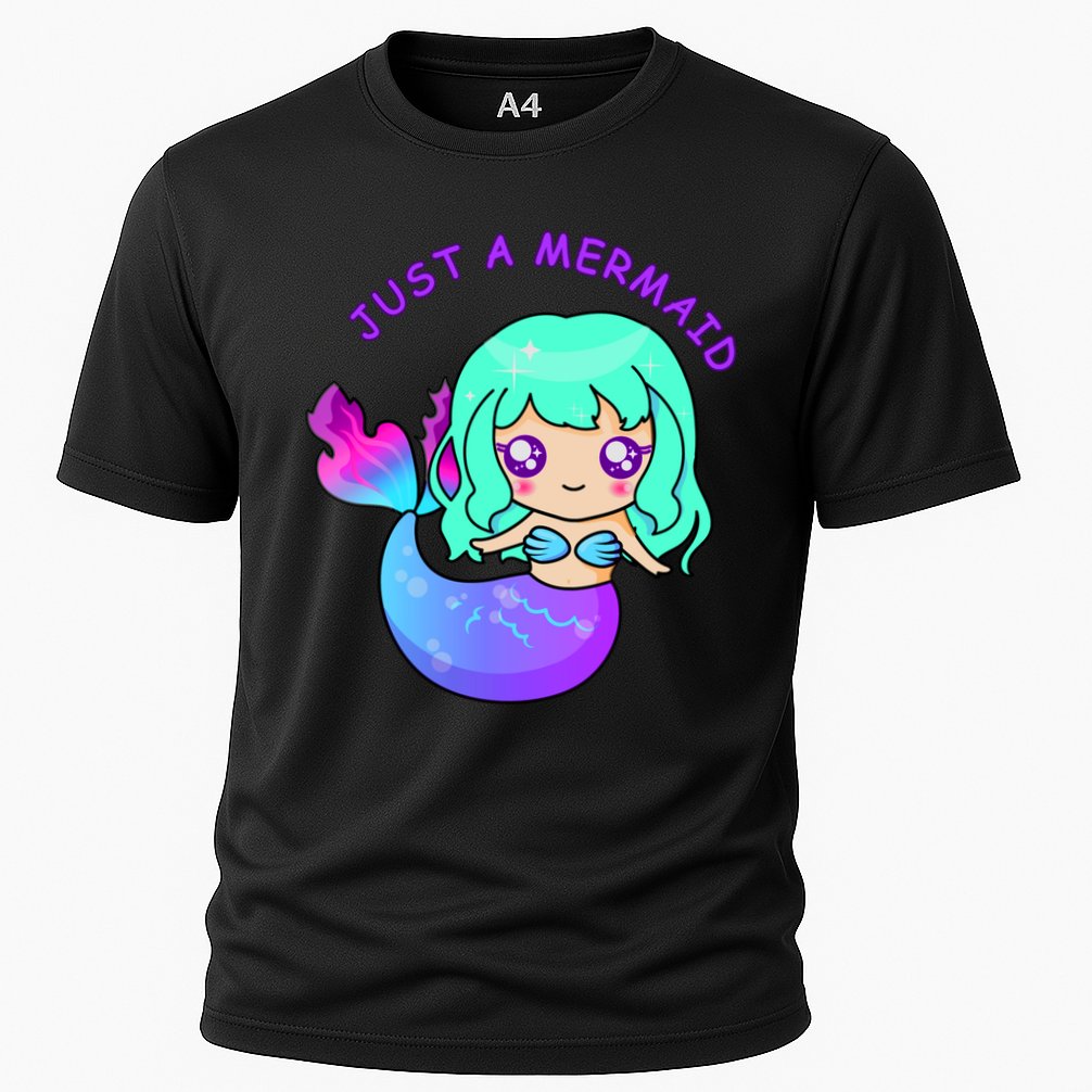 Just A Mermaid Cooling Performance Crew T-Shirt