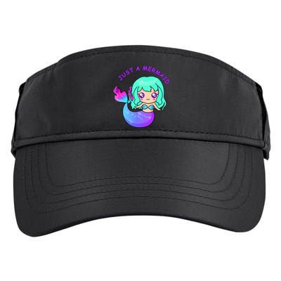 Just A Mermaid Adult Drive Performance Visor