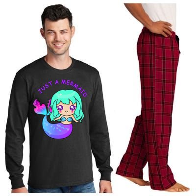 Just A Mermaid Long Sleeve Pajama Set