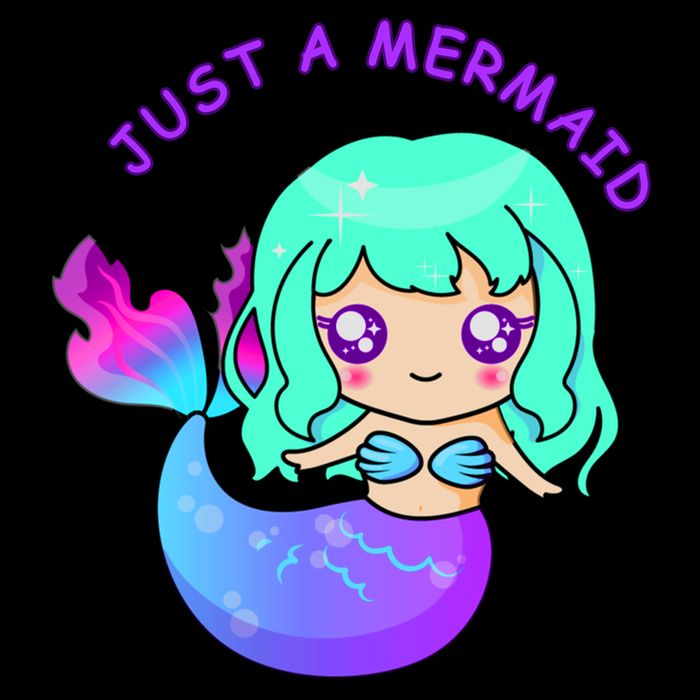 Just A Mermaid Zip Tote Bag