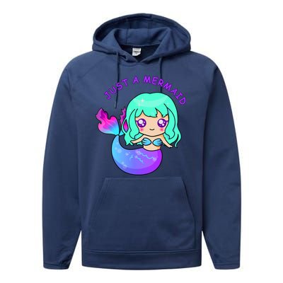 Just A Mermaid Performance Fleece Hoodie