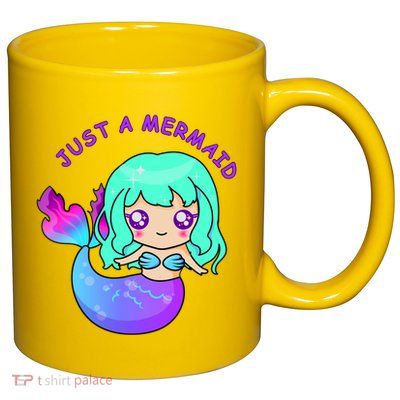 Just A Mermaid 11oz C Handle Ceramic Mug