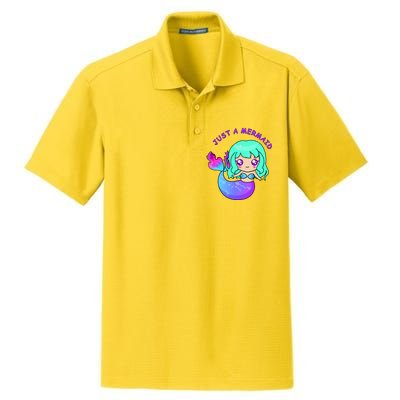 Just A Mermaid Dry Zone Grid Polo