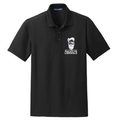 Just A Regular Dad Trying Not To Raise Liberals Hipster Dad Dry Zone Grid Polo