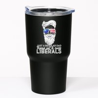 Just A Regular Dad Trying Not To Raise Liberals Hipster Dad Tumbler