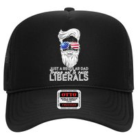 Just A Regular Dad Trying Not To Raise Liberals Hipster Dad Hat