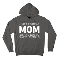 Just A Regular Mom Trying Not To Raise Liberals Hoodie