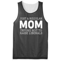 Just A Regular Mom Trying Not To Raise Liberals Mesh Reversible Basketball Jersey Tank