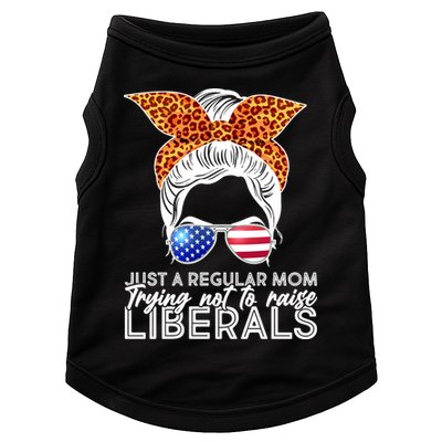 Just A Regular Mom Trying Not To Raise Liberals Hipster Mom Doggie Tank