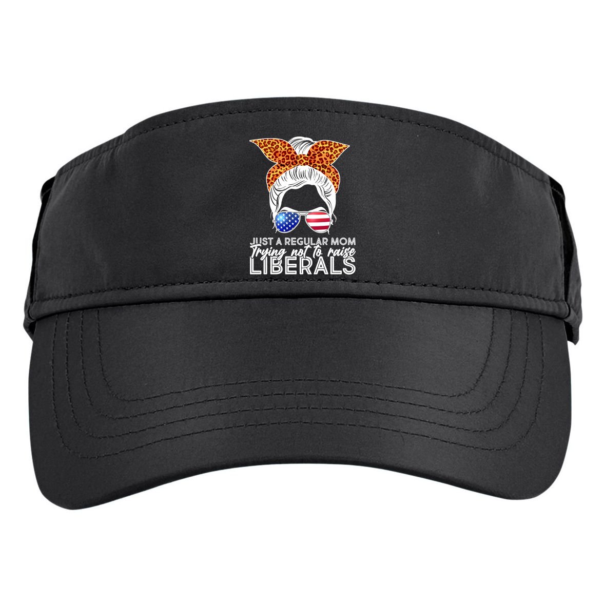Just A Regular Mom Trying Not To Raise Liberals Hipster Mom Adult Drive Performance Visor