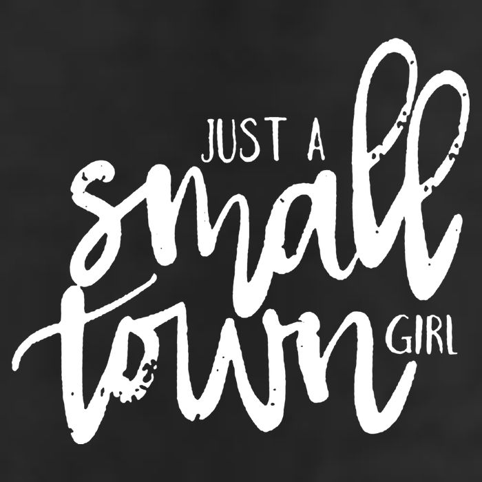 Just A Small Town Girl 7 Panel Mesh Trucker Snapback Hat