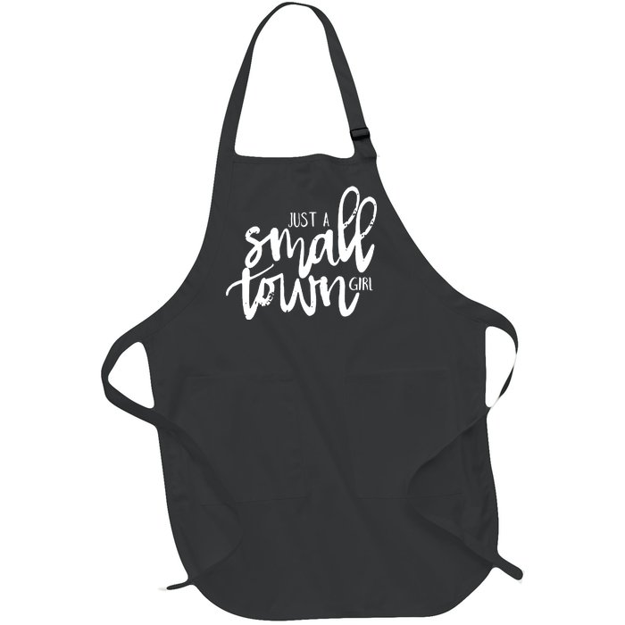 Just A Small Town Girl Full-Length Apron With Pockets