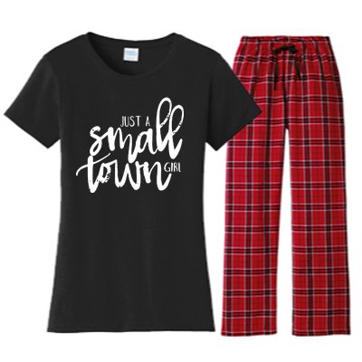 Just A Small Town Girl Women's Flannel Pajama Set