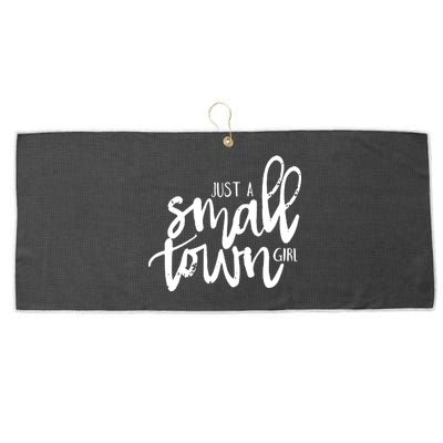 Just A Small Town Girl Large Microfiber Waffle Golf Towel