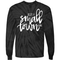 Just A Small Town Girl Tie-Dye Long Sleeve Shirt