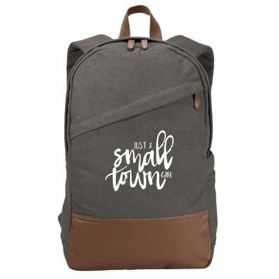 Just A Small Town Girl Cotton Canvas Backpack